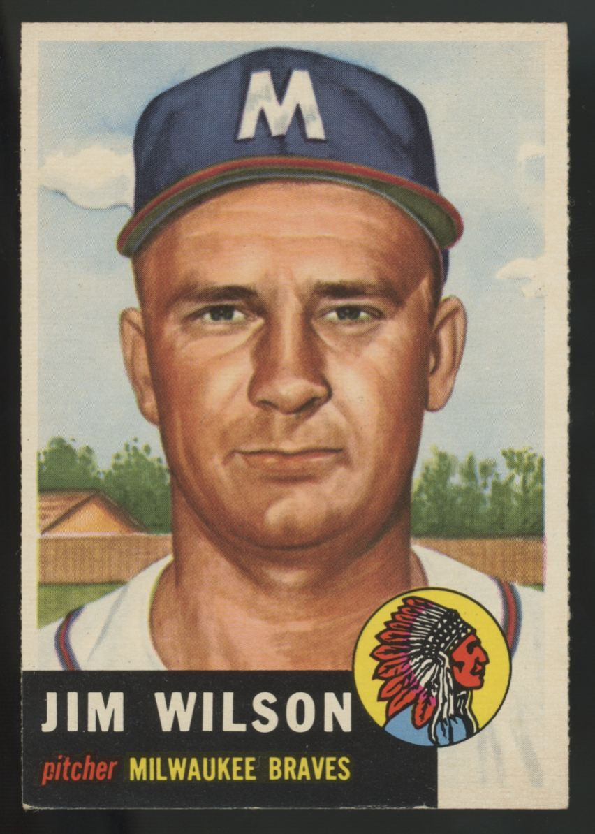 1953 Topps Jim Wilson #208 EX/MT