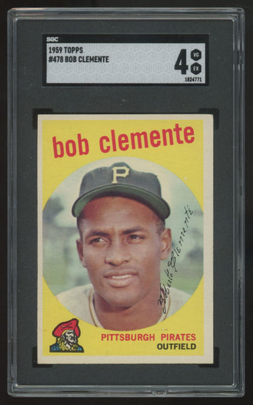1959 Topps Bob Clemente #478 SGC 4 *771