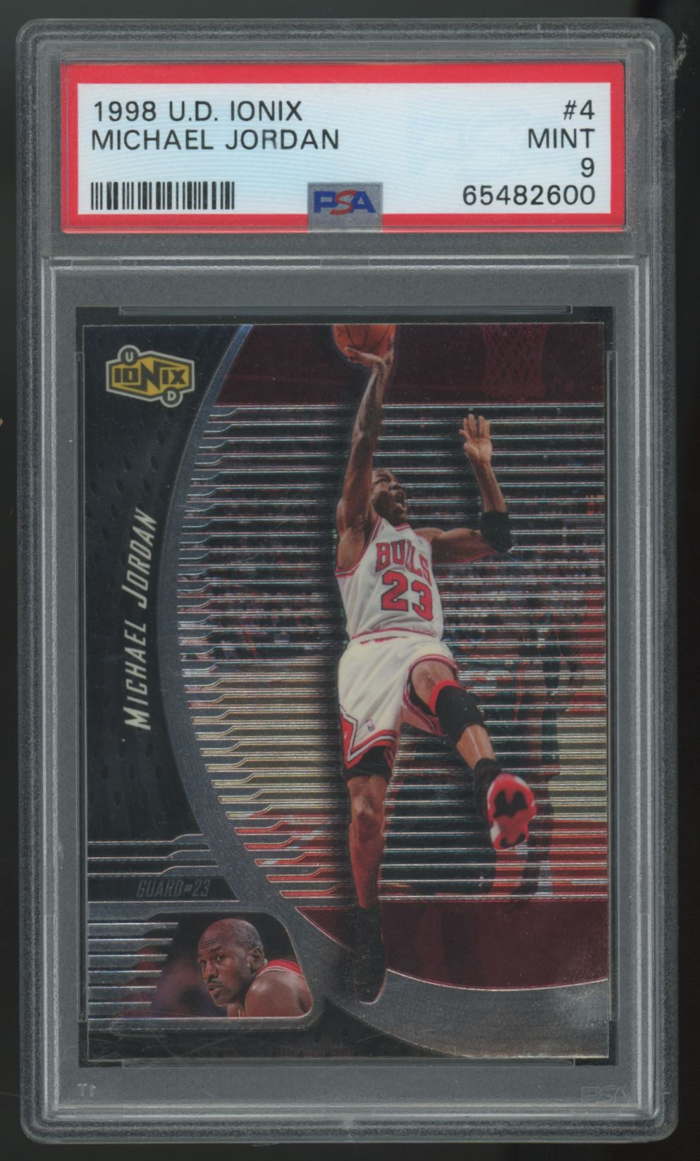 1998-99 Upper Deck Ionix Michael Jordan #4 PSA 9
