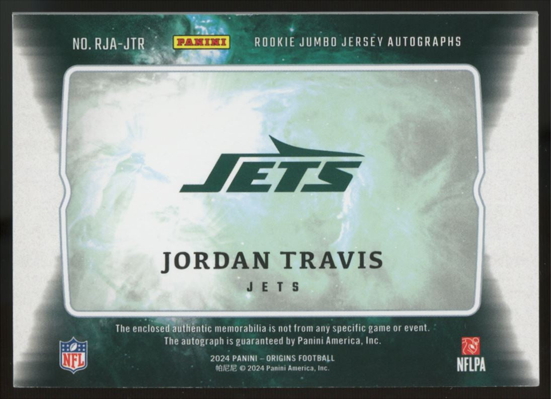 2024 Origins Jordan Travis RC Patch Auto RPA #RJA-JTR