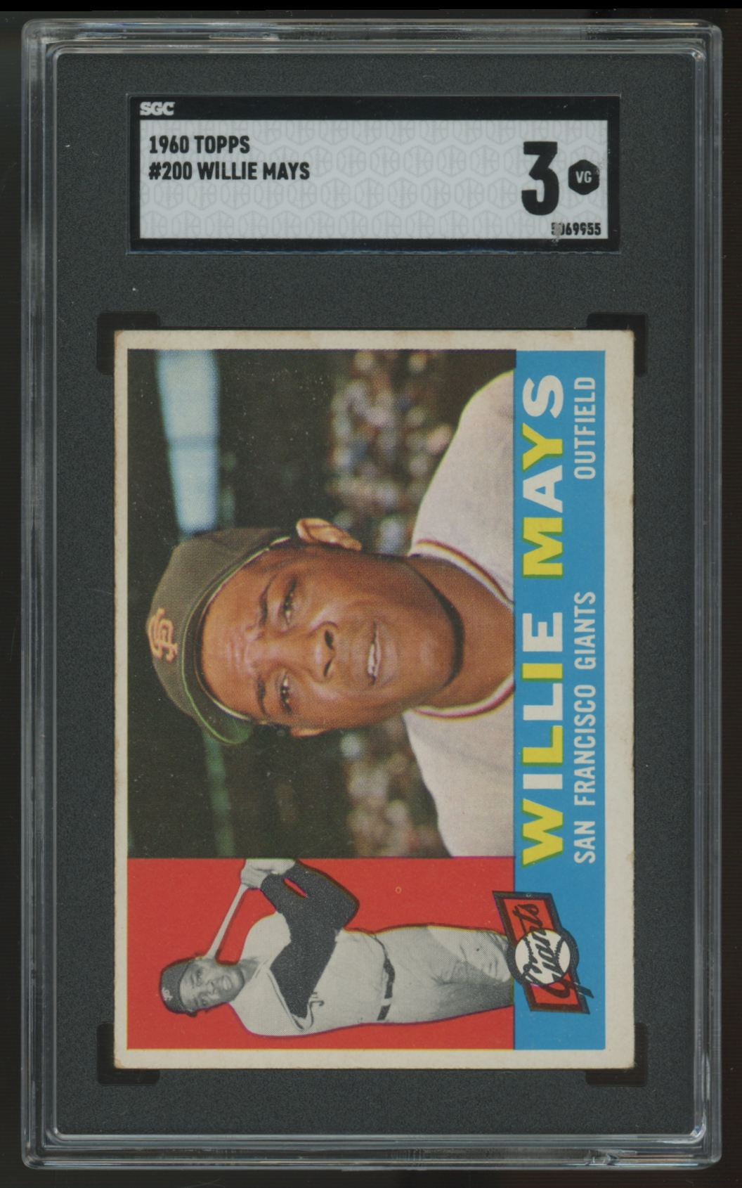 1960 Topps Willie Mays #200 SGC 3 *955