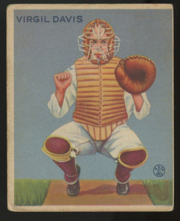 1933 Goudey Virgil Davis #210 VG