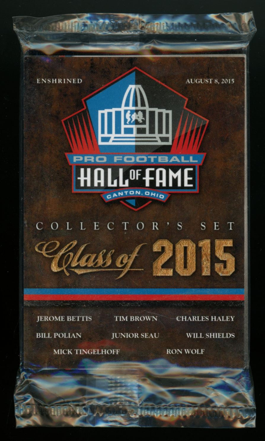 2015 Panini Pro Football Hall Of Fame Class Of 2015 Collector's Set Pack Sealed