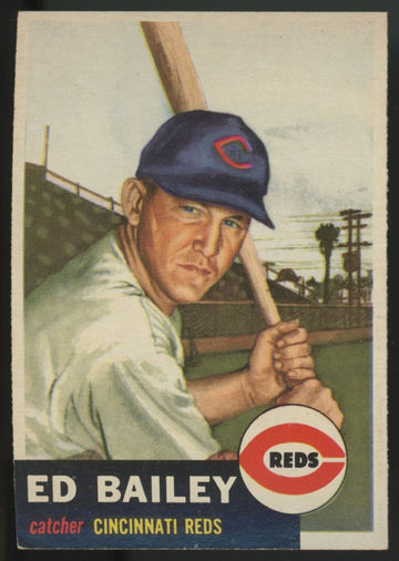 1953 Topps Ed Bailey #206 EX/MT
