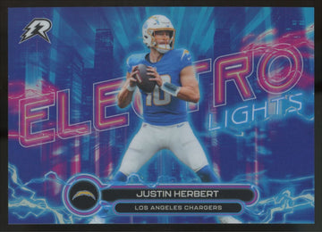 2025 Topps Resurgence Justin Herbert Electro Lights SSP #EL-15