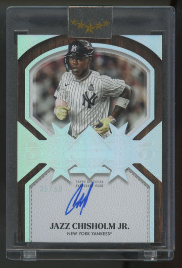 2025 Topps Five Star Jazz Chisholm Jr. Five Tool Phenoms Auto /50 #FTPA-JCJ