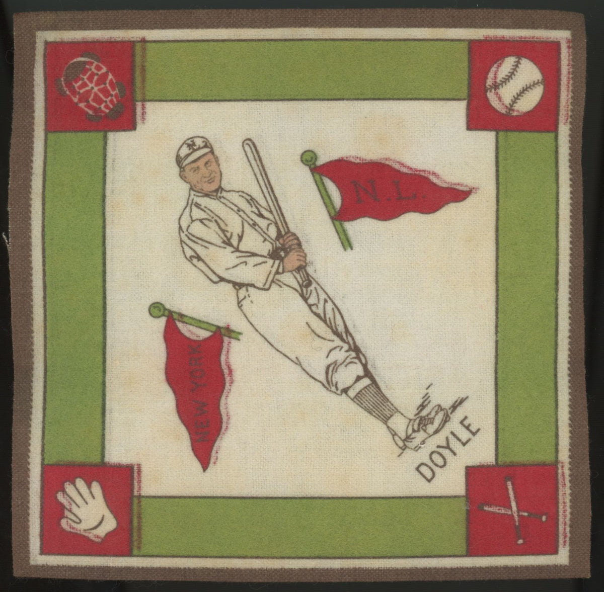1914 B18 Larry Doyle Blanket NY NL EX-MT