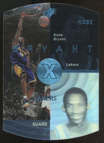 1997-98 Upper Deck SPx Kobe Bryant Sky Blue Die-Cut #21 "A"