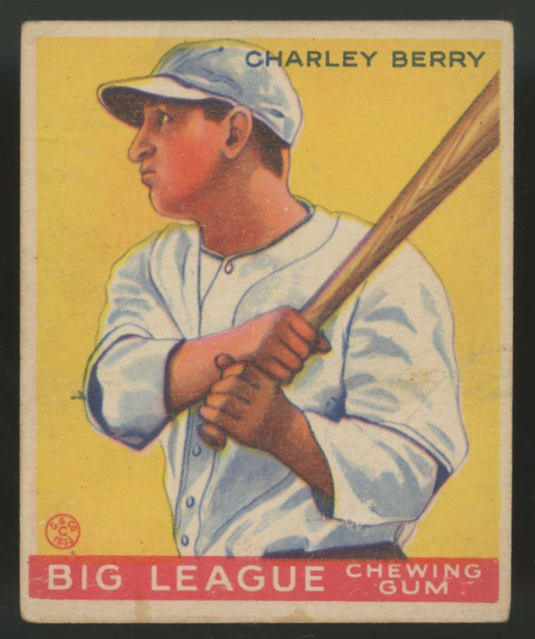 1933 Goudey Charley Berry #184 G/VG