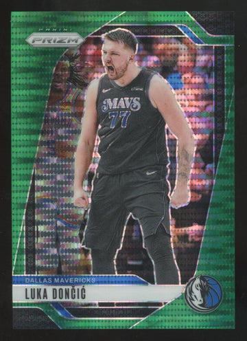 2024-25 Panini Prizm Luka Doncic Green Pulsar /25 #89