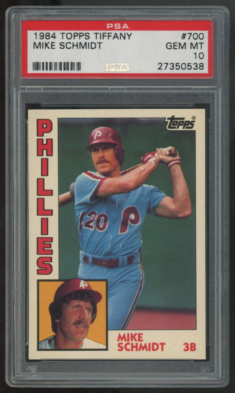 1984 Topps Tiffany Mike Schmidt #700 PSA 10