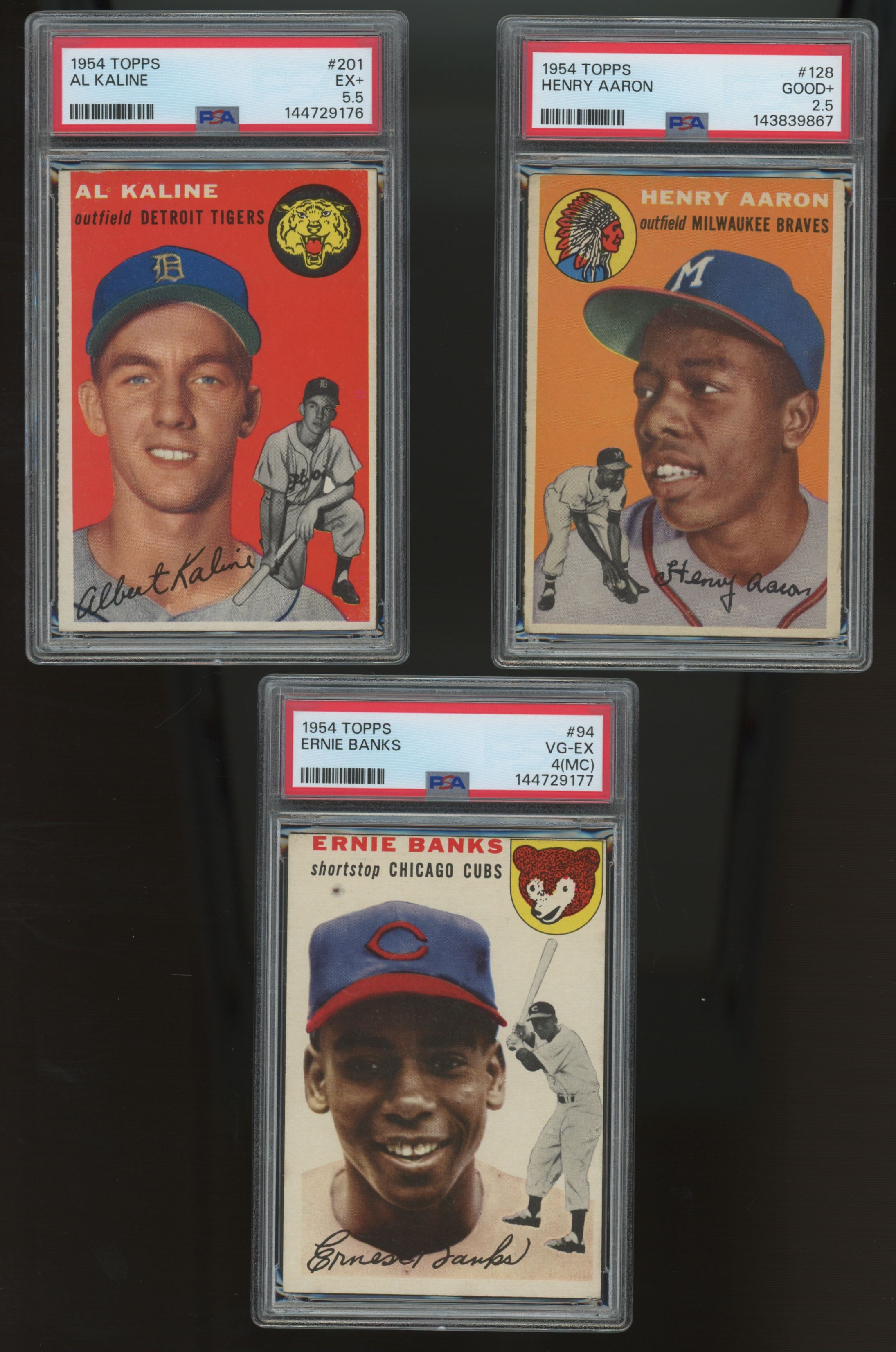 1954 Topps Baseball Complete Set (250) VG-VG/EX