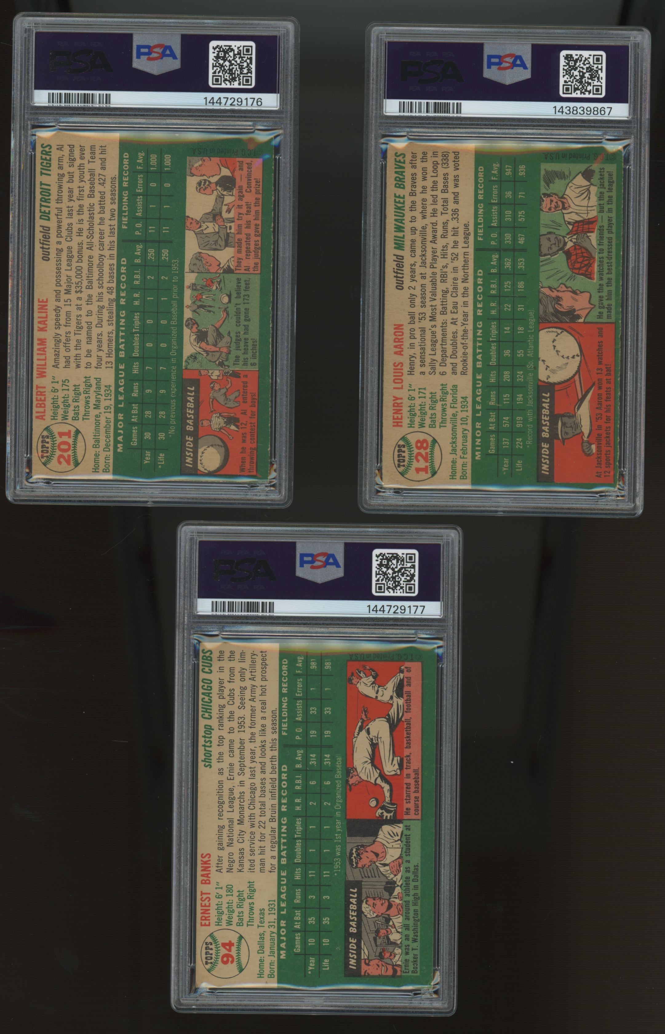 1954 Topps Baseball Complete Set (250) VG-VG/EX