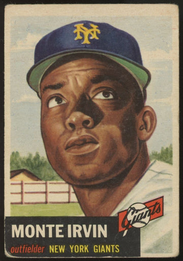 1953 Topps Monte Irvin #62 Good