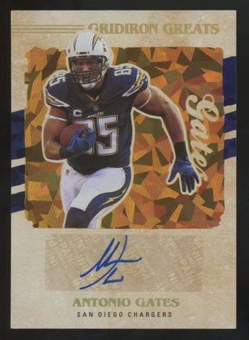 2021 Panini Gridiron Greats Antonio Gates Auto #GG34