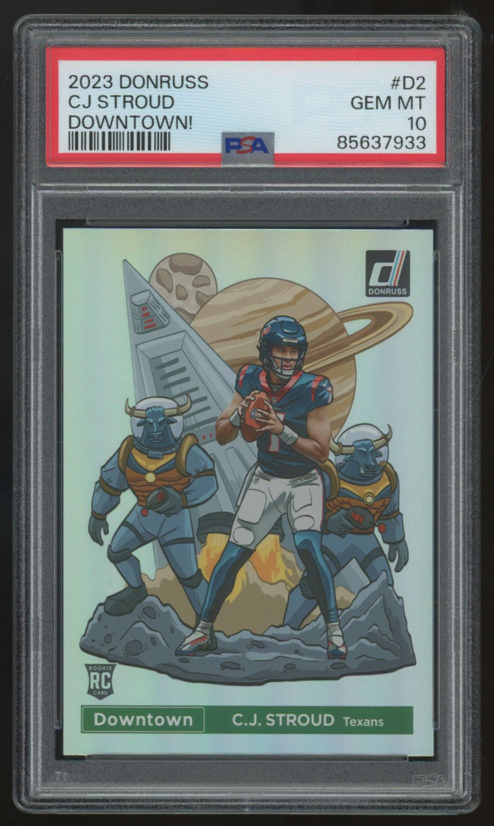 2023 Panini Donruss C.J. Stroud RC Downtown! SSP #D-2 PSA 10