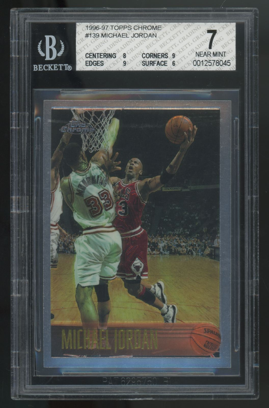 1996-97 Topps Chrome Michael Jordan #139 BGS 7