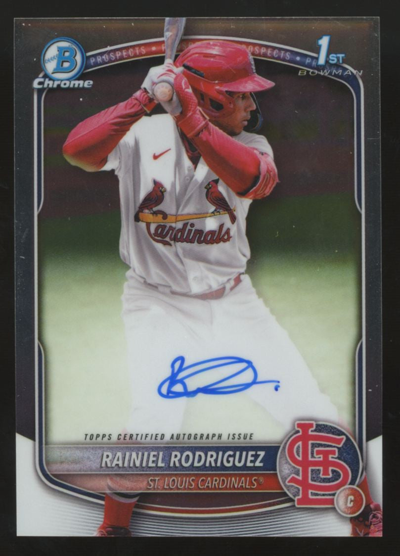 2025 Bowman Chrome Rainiel Rodriguez 1st Prospect Auto #CPA-RR