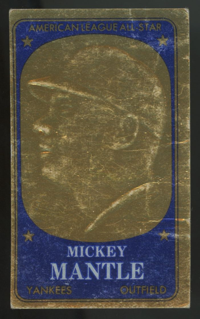 1965 Topps Embossed Mickey Mantle #11 Good