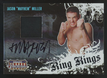 2008 Donruss Americana Jason "Mayhem" Miller Ring Kings Patch Auto /500 #RK-JM