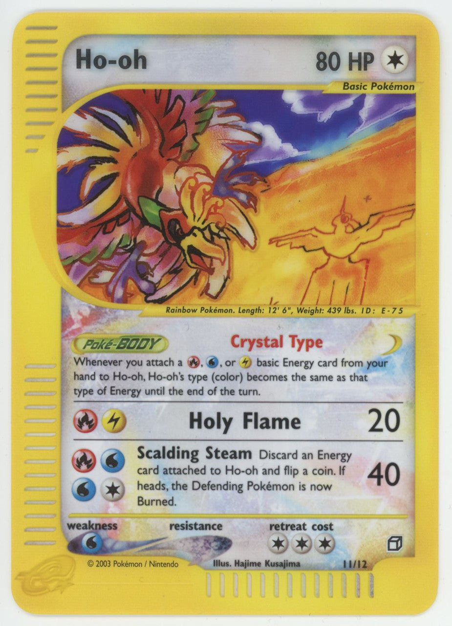 2003 Pokemon Ho-oh Skyridge Crystal Box Topper #11