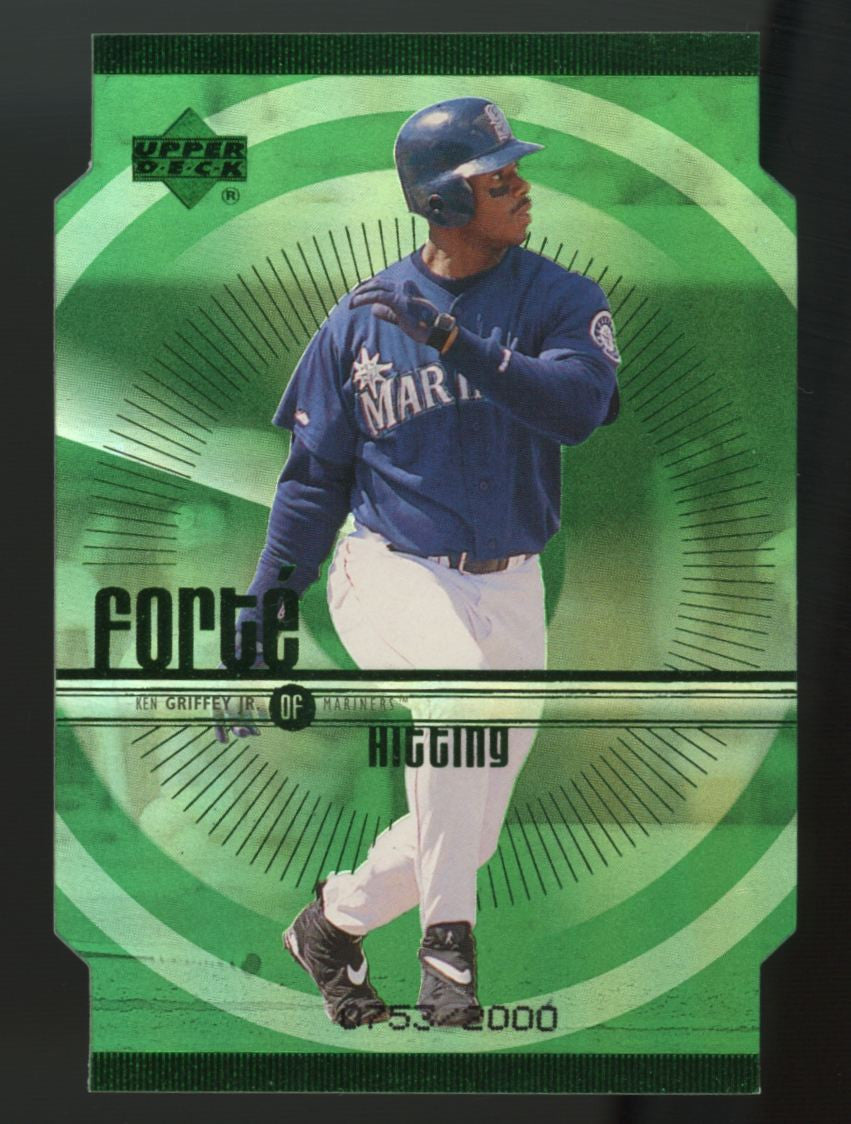 1999 Upper Deck Ken Griffey Jr. Forte Hitting Green /2000 #F26