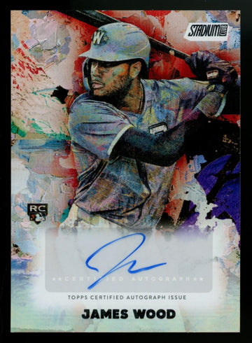 2025 Topps Stadium Club James Wood RC Abstract Auto #AA-JW