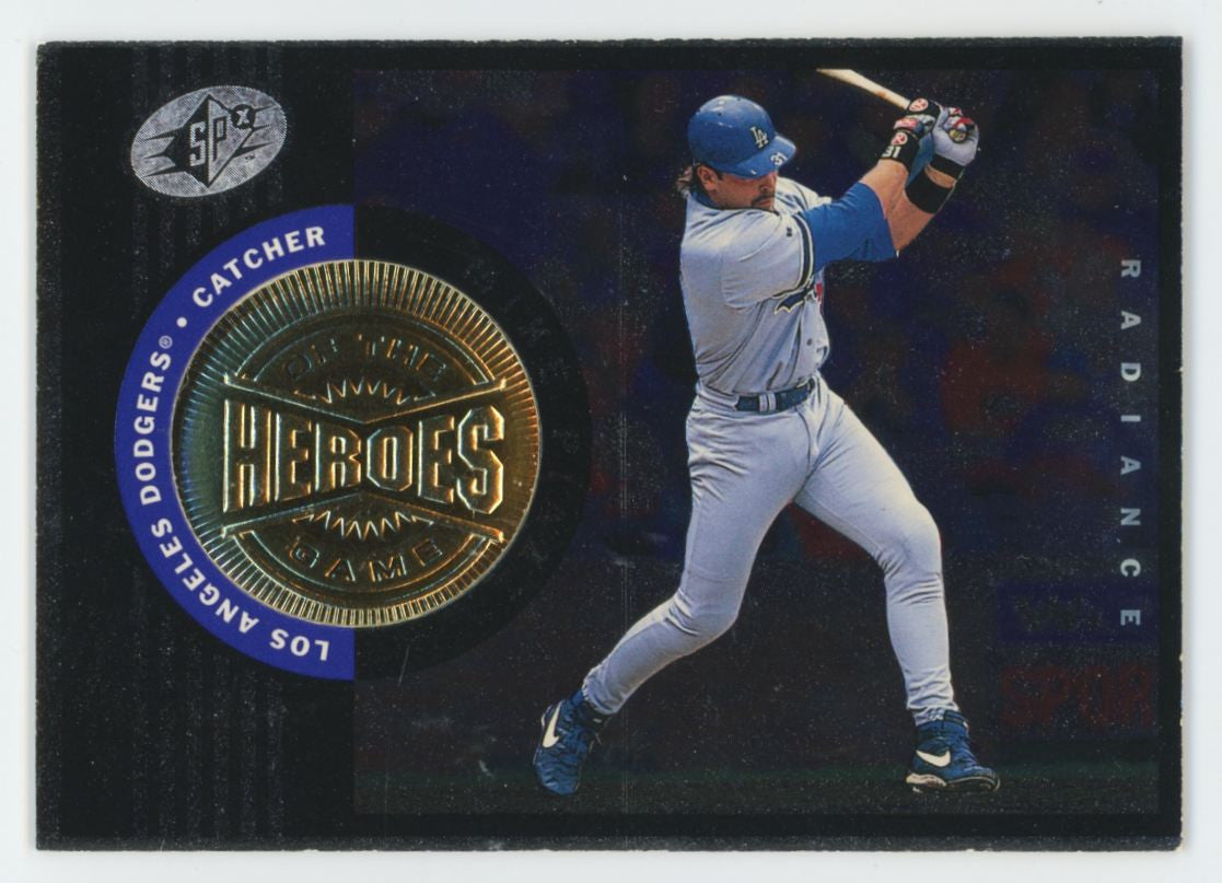 1998 Upper Deck SPx Finite Mike Piazza Radiance Heroes Of The Game /100 #175