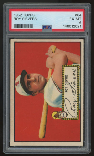 1952 Topps Roy Sievers #64 PSA 6
