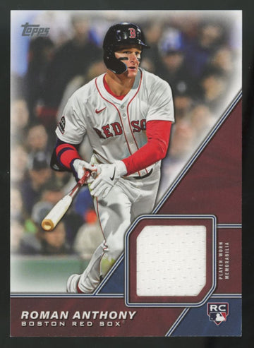 2026 Topps Series One Roman Anthony RC Major League Patch #MLM-RAN
