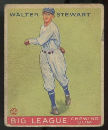 1933 Goudey Walter Stewart #146 Poor
