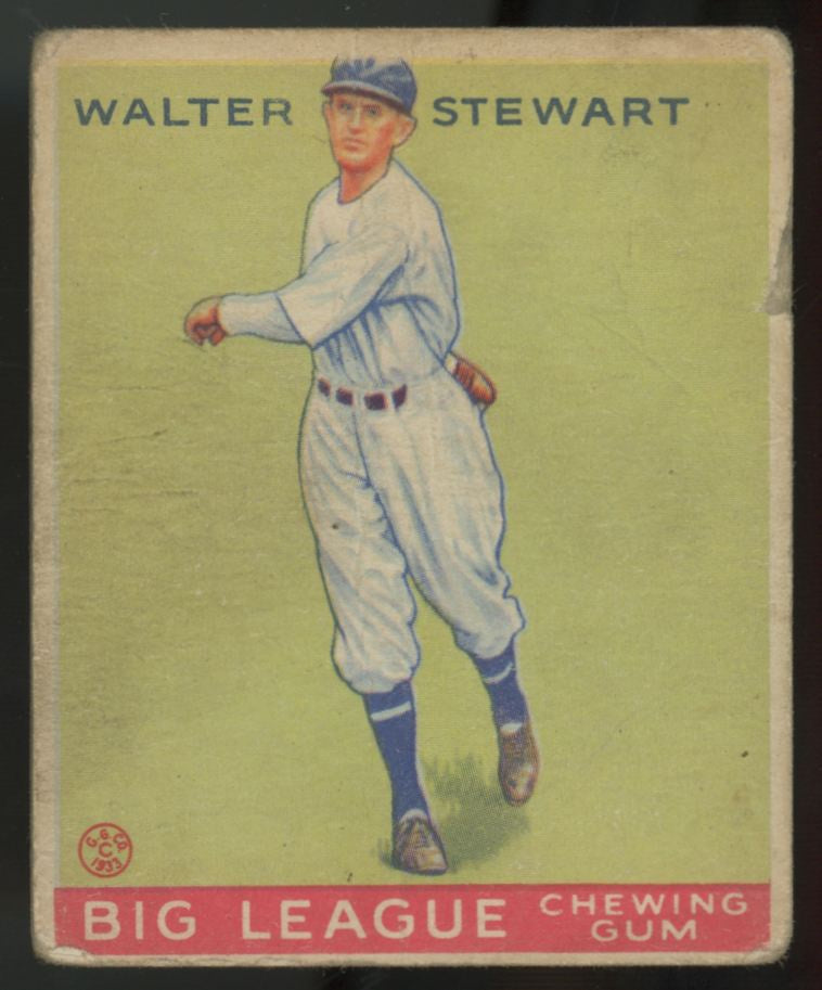 1933 Goudey Walter Stewart #146 Poor