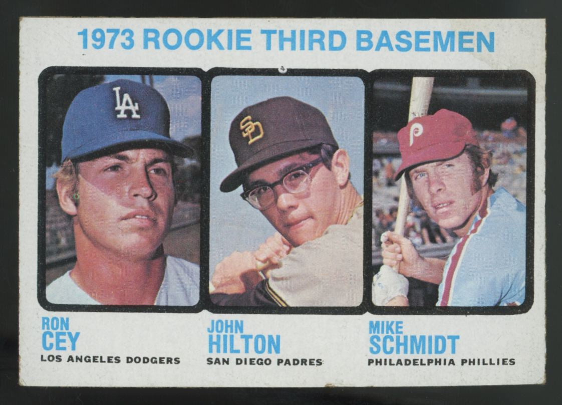 1973 Topps Mike Schmidt/Ron Cey RC #615 VG/EX "A"