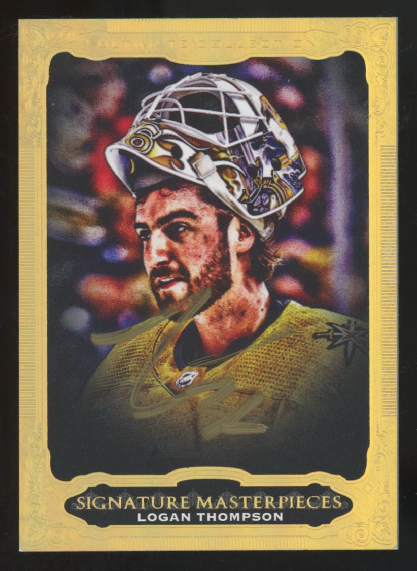 2023-24 UD Ultimate Logan Thompson Masterpieces Signature Auto #USM-LT