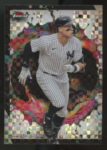 2024 Topps Finest Aaron Judge Checkerboard Refractor Rare #300