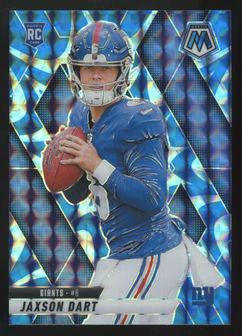 2025 Panini Mosaic Jaxson Dart RC Reactive Blue #362
