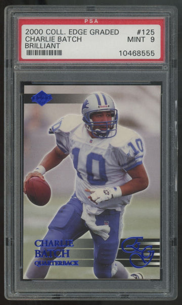 2000 Collector's Edge Graded Charlie Batch Brilliant #125 PSA 9