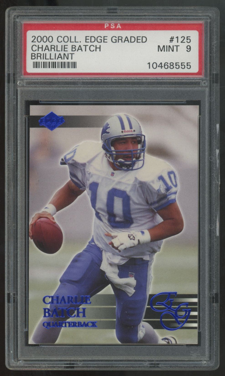 2000 Collector's Edge Graded Charlie Batch Brilliant #125 PSA 9
