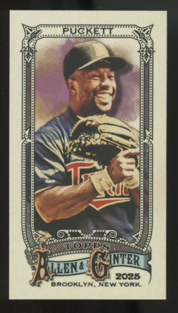 2025 Topps Allen & Ginter Kirby Puckett Mini No Number /50