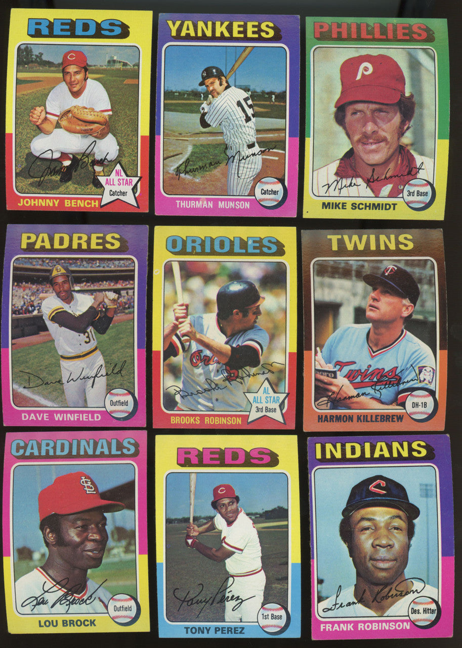 1975 Topps Baseball Complete Set (660) VG-EX Overall