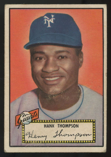 1952 Topps Hank Thompson Black Back #3 VG
