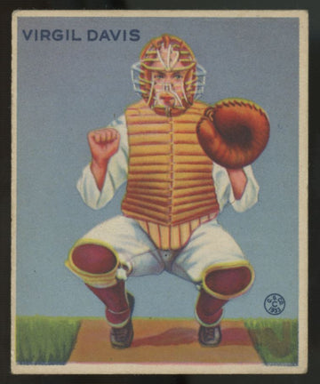1933 Goudey Virgil Davis #210 Poor (Writing)