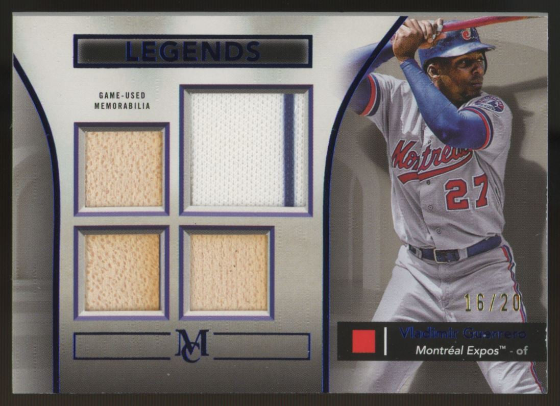 2024 Museum Collection Vladimir Guerrero Primary Pieces Quad Relic Blue /20