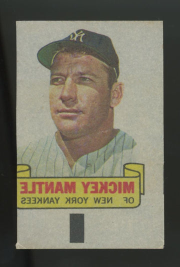 1966 Topps Rub-Offs Mickey Mantle VG