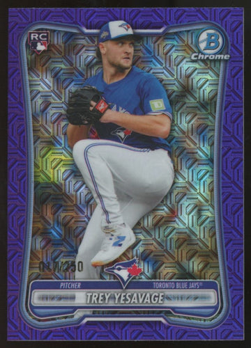 2026 Bowman Mega Trey Yesavage Chrome Purple /250 #41