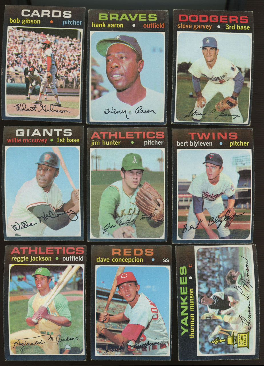 1971 Topps Baseball Series 1-4 Near Complete Set (522/523) VG-EX