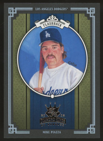 2005 Donruss Diamond Kings Mike Piazza Crowning Moment Flashback /25 #424