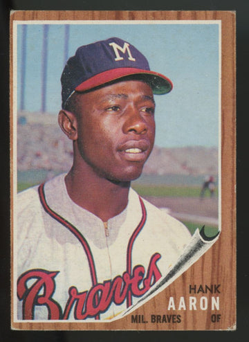 1962 Topps Hank Aaron #320 VG