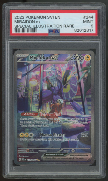 2023 Pokemon Miraidon ex Scarlet & Violet Special Illustration Rare #244 PSA 9