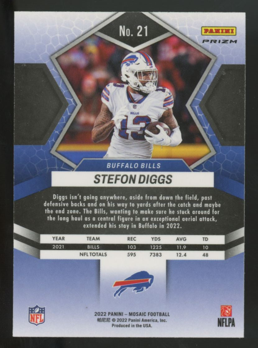 2022 Panini Mosaic Stefon Diggs Genesis SSP #21